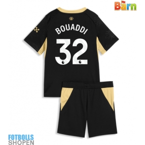 Billiga Manchester City Ayyoub Bouaddi #32 Bortatröja Barn 2026-27 Kortärmad (+ Korta byxor)